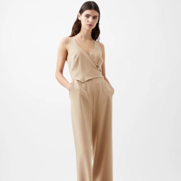 French Connection Azra Twill Jumpsuit - Picture 2 of 10